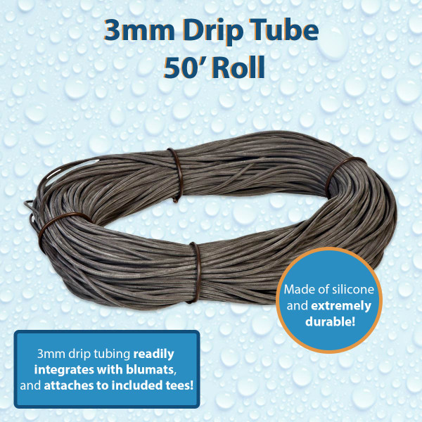 3mm Drip Tube for Blumat Systems - 50' Roll 3